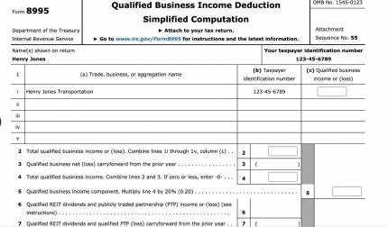 Printable Form 8995 - Blog - 8995 Form Website